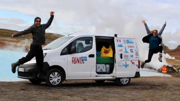 Renault kangoo camper next too hot springs