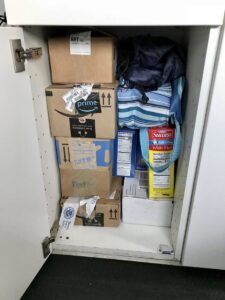 2nd kitchen cupboard camping car