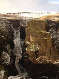 A canyon in South Iceland