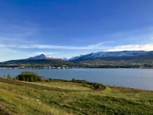 Approaching Akureyri