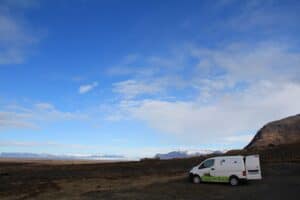April Camping Iceland