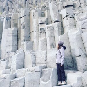 Basalt rock columns