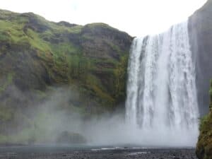 Beautiful Skógafoss waterfall
