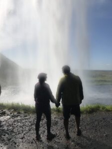 Behind Seljalandsfoss