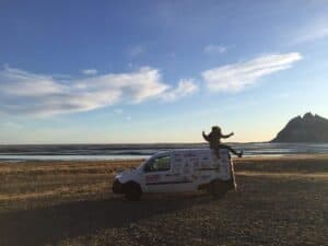 Black beach adventure