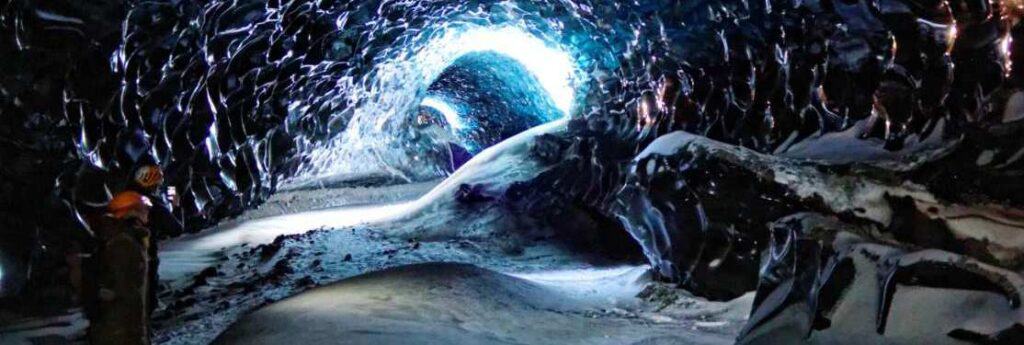 Inside Breiðamerkurjökull glacier walk & ice cave tour