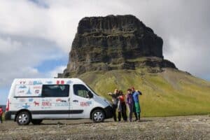 Camper van hire in Iceland