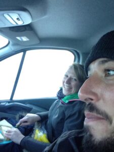 Campervanners in Iceland