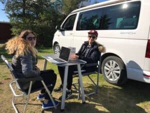Camping in Iceland in a Camper