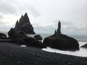 Close up to Reynisdrangar