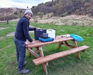 Cooking while Camping