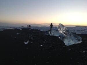 Crystal beach in the winter