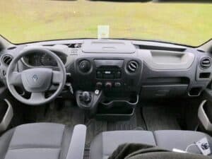 Dashboard in the camper