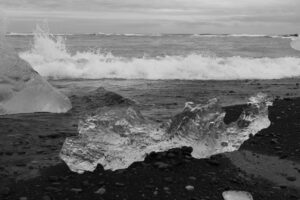 Diamond beach in October