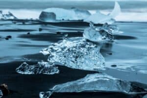 Diamond beach in the fall