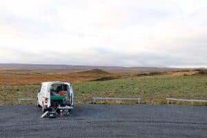 Dinner Time by the camper