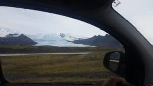 Driving east on the Ring road