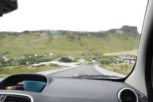 Driving to Vík
