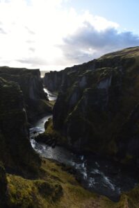 Fjaðrárgljúfur canyon