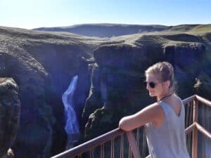 Fjaðrárgljúfur viewing platform