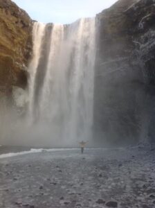 Freezing Skógafoss