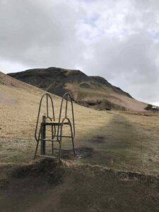 Gate above Skógafoss