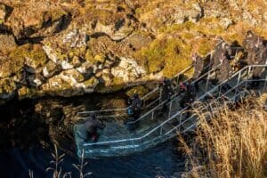 Getting ready to snorkel in Silfra