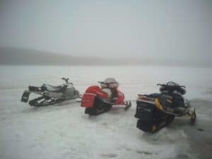 Glacier snowmobile tour