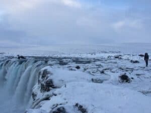 Goðafoss in Winter
