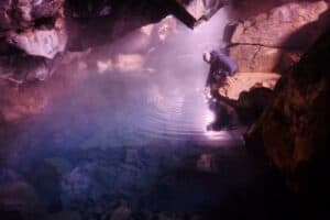 The Game of thrones hot spring in Iceland