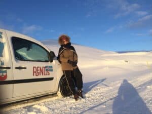 Happy Camper in North Iceland