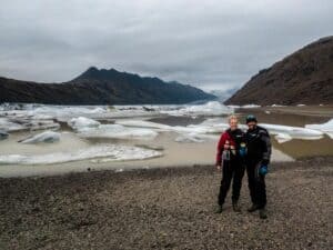Heinabergslón glacier lagoon
