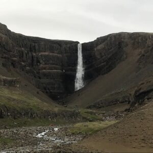 Hengifoss waterfall