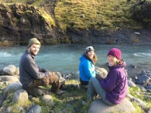 Hiking to Seljavallalaug