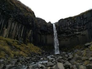 Hiking to Svartifoss in October Hiking to Svartifoss in October