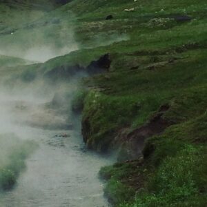 Hot river Iceland