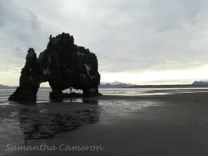 Hvitserkur in the fall Hvitserkur in the fall