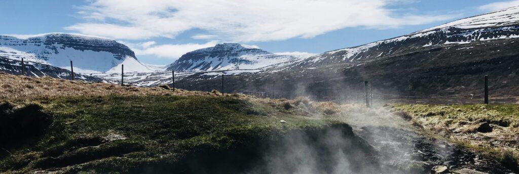 reykjafjarðarlaug hot spring in iceland
