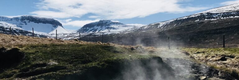 reykjafjarðarlaug hot spring in iceland