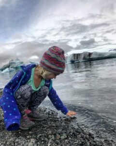 Jökulsárlón with kids