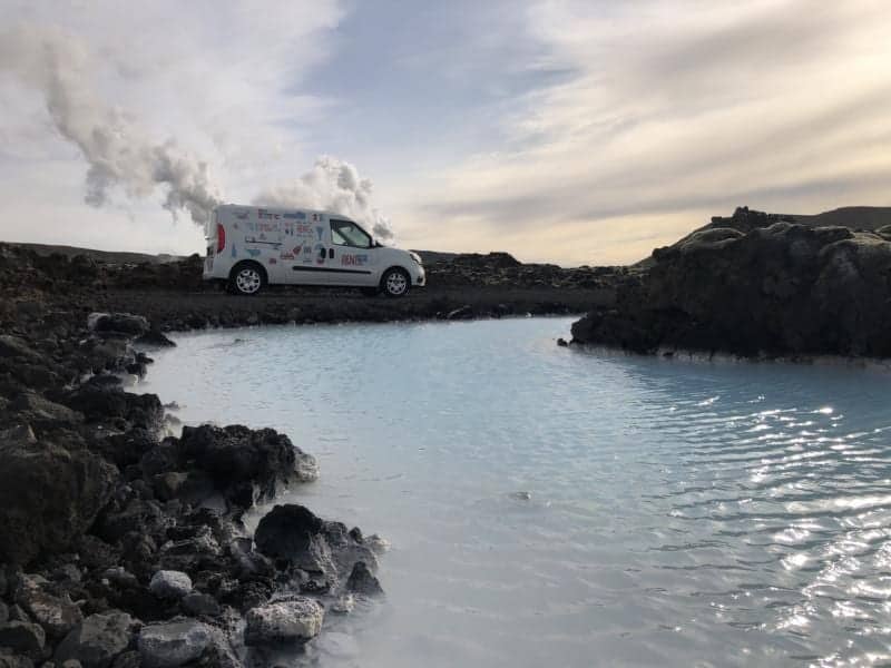 Rent.is, Camper trip to Blue Lagoon, healthy water, baths