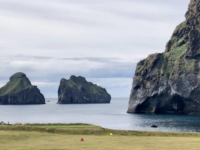 elephant rock in westman islands iceland