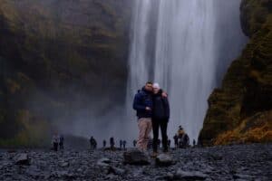 Kyle & Renita by Skógafoss