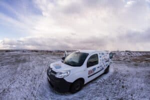 Living in a camper van in Iceland