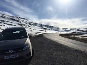 Mountain pass to Seyðisfjörður