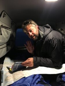 Night time at Heimaey campsite