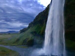 Nighttime at Seljalandsfoss