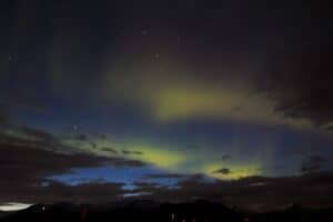Northern lights in April