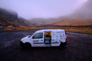 October campervanning in Iceland