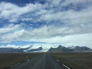 On the road in Iceland